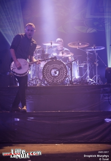 Dropkick Murphys + Slapshot + Skinny Lister à l’Aéronef en live - photo n°13