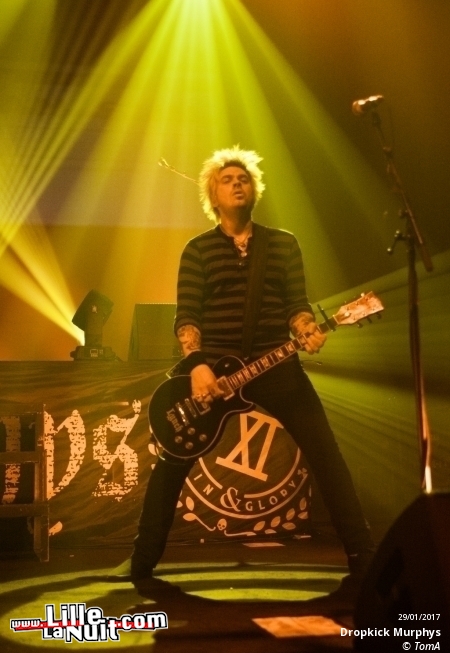 Dropkick Murphys + Slapshot + Skinny Lister à l’Aéronef en live - photo n°12