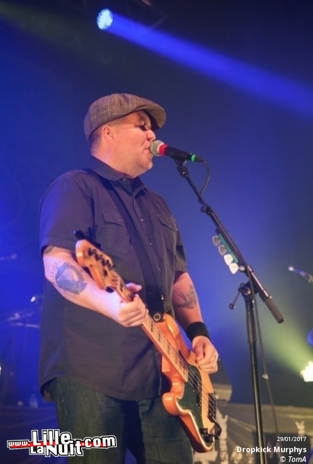 Dropkick Murphys + Slapshot + Skinny Lister à l’Aéronef en live - photo n°3