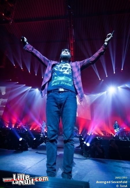 Avenged Sevenfold + Disturbed + Chevelle au Zénith de Lille en live - photo n°4
