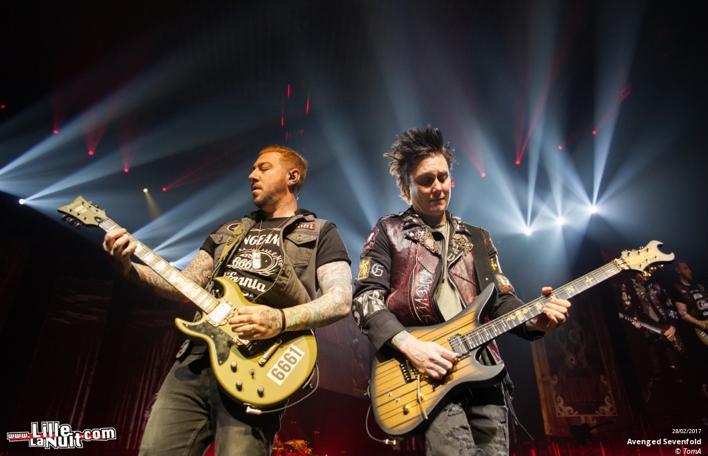 Avenged Sevenfold + Disturbed + Chevelle au Zénith de Lille en live - photo n°2