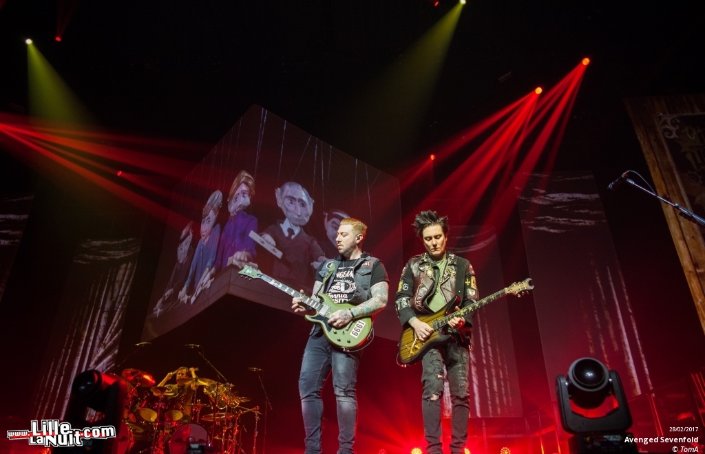 Avenged Sevenfold + Disturbed + Chevelle au Zénith de Lille en live - photo n°14