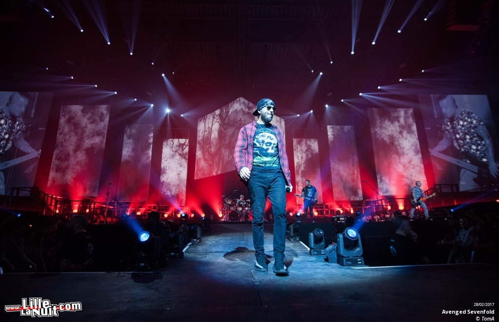 Avenged Sevenfold + Disturbed + Chevelle au Zénith de Lille en live - photo n°31