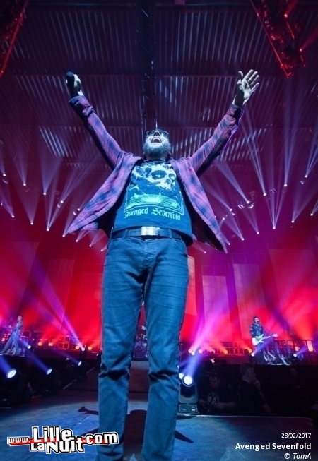 Avenged Sevenfold + Disturbed + Chevelle au Zénith de Lille en live - photo n°33