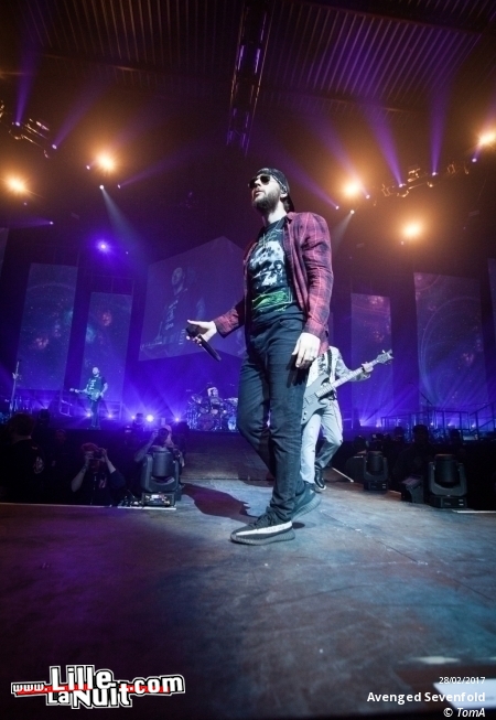 Avenged Sevenfold + Disturbed + Chevelle au Zénith de Lille en live - photo n°29