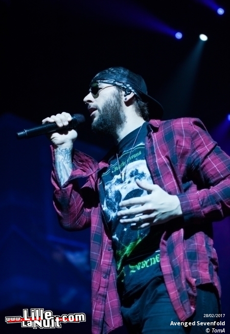 Avenged Sevenfold + Disturbed + Chevelle au Zénith de Lille en live - photo n°35
