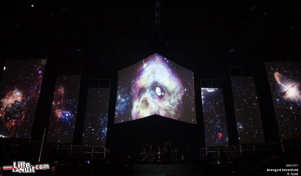 Avenged Sevenfold + Disturbed + Chevelle au Zénith de Lille en live - photo n°1