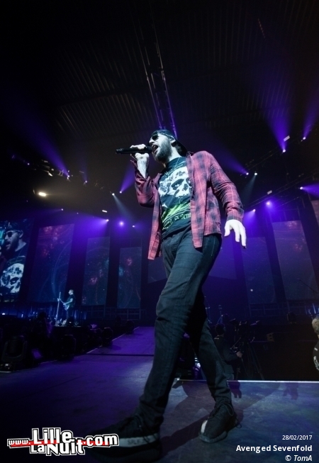 Avenged Sevenfold + Disturbed + Chevelle au Zénith de Lille en live - photo n°30