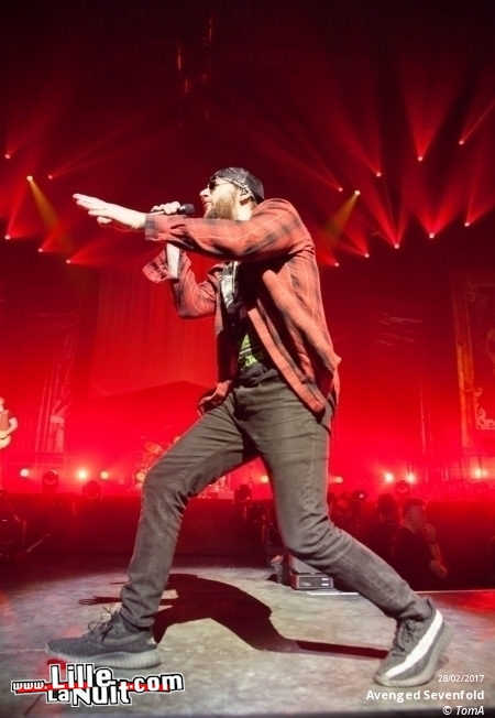 Avenged Sevenfold + Disturbed + Chevelle au Zénith de Lille en live - photo n°6