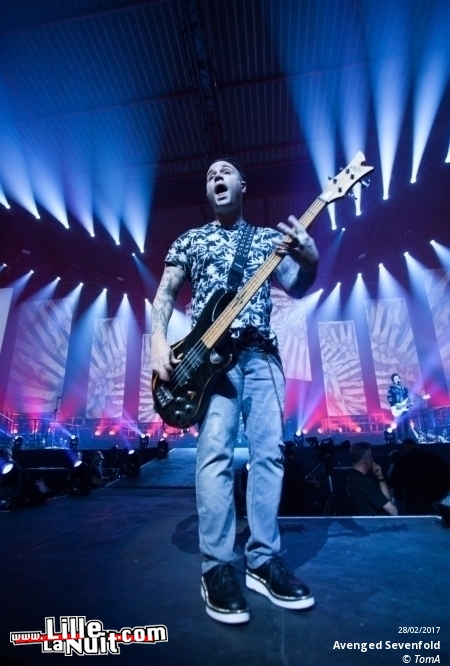 Avenged Sevenfold + Disturbed + Chevelle au Zénith de Lille en live - photo n°32