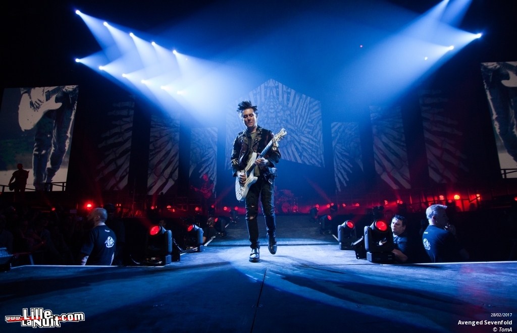 Avenged Sevenfold + Disturbed + Chevelle au Zénith de Lille en live - photo n°34