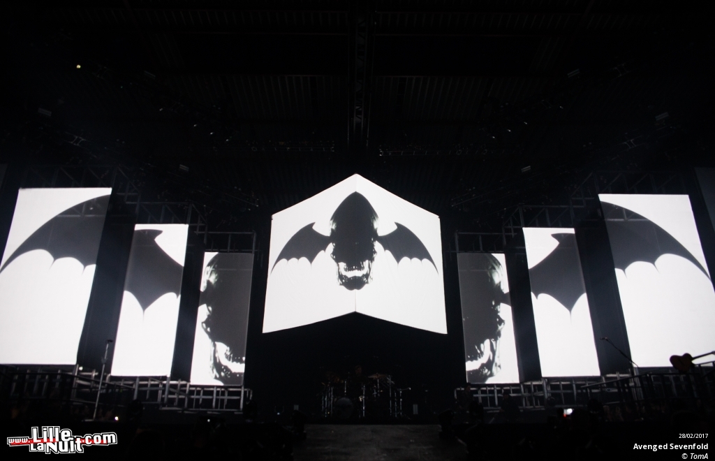 Avenged Sevenfold + Disturbed + Chevelle au Zénith de Lille en live - photo n°5