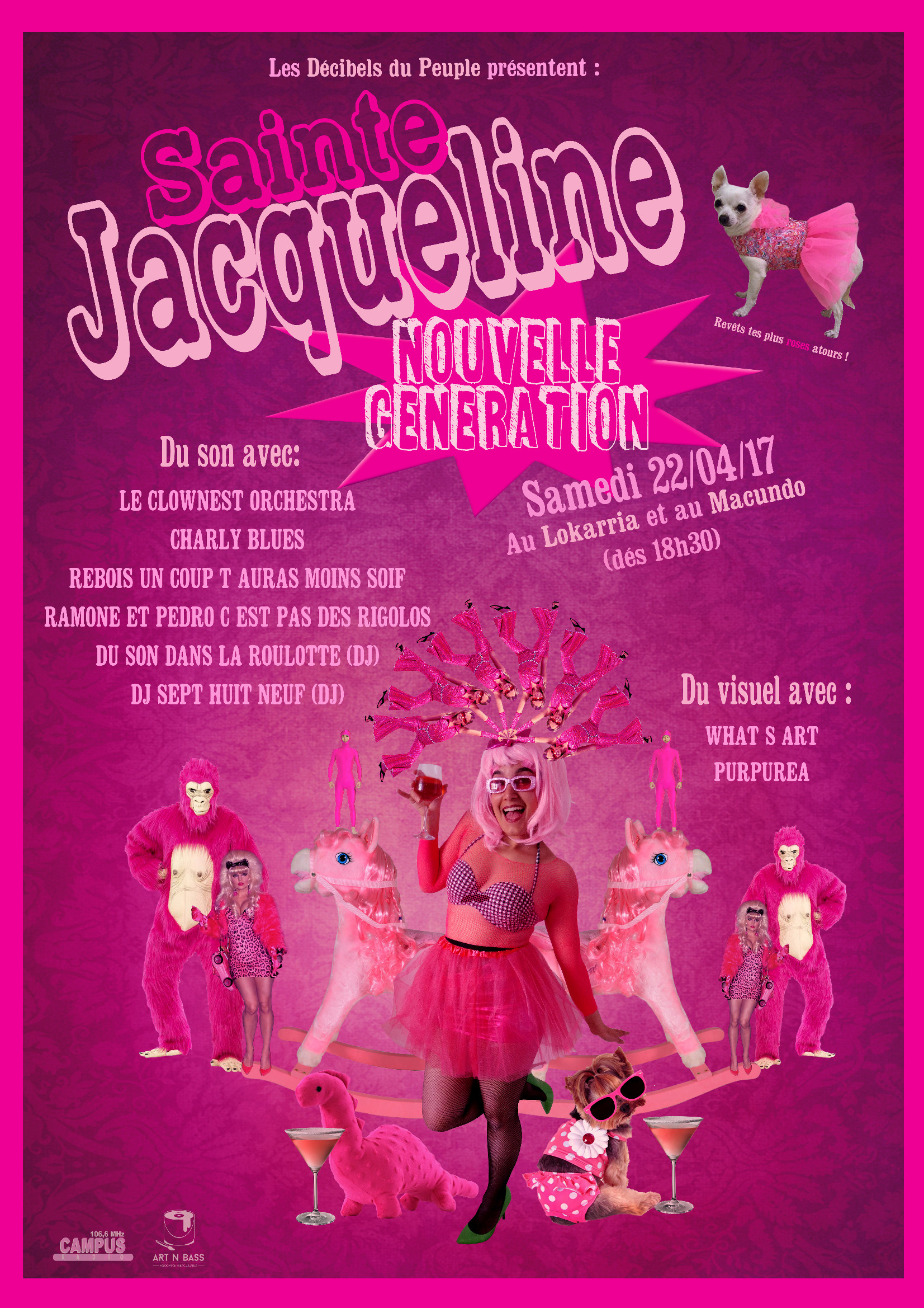 Sainte Jacqueline nouvelle génération ! Soirées Lille La