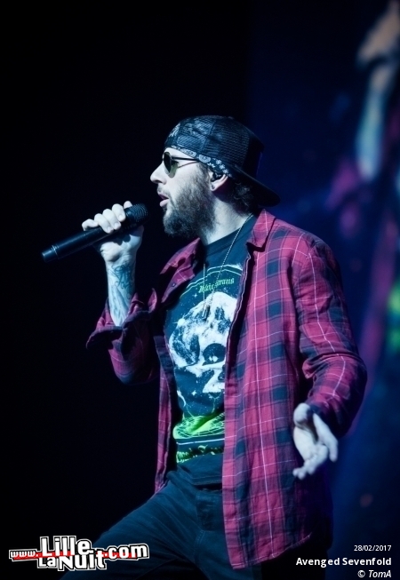 Avenged Sevenfold + Disturbed + Chevelle au Zénith de Lille en live - photo n°28