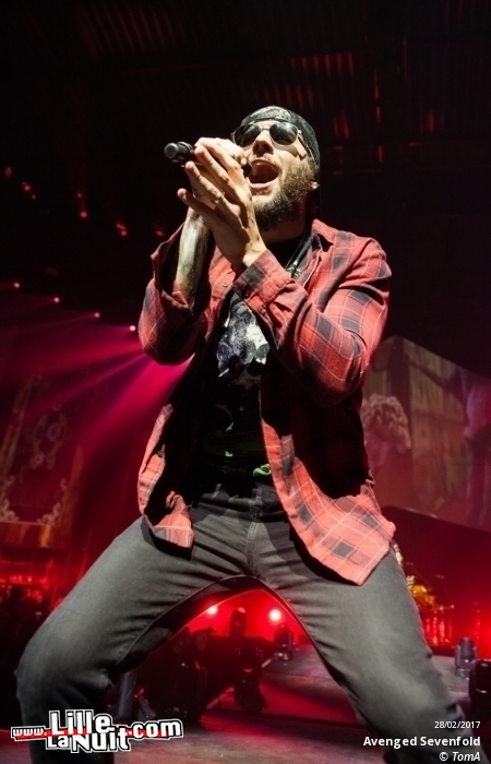 Avenged Sevenfold + Disturbed + Chevelle au Zénith de Lille en live - photo n°8