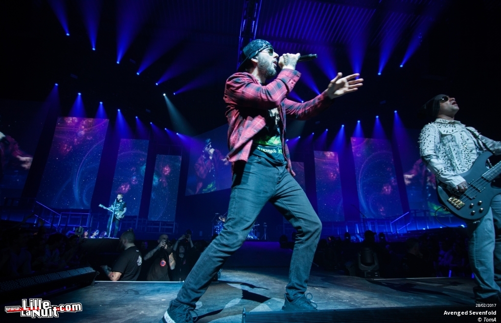 Avenged Sevenfold + Disturbed + Chevelle au Zénith de Lille en live - photo n°19