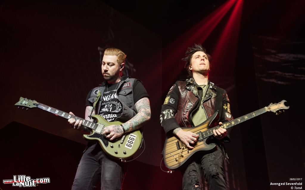 Avenged Sevenfold + Disturbed + Chevelle au Zénith de Lille en live - photo n°20