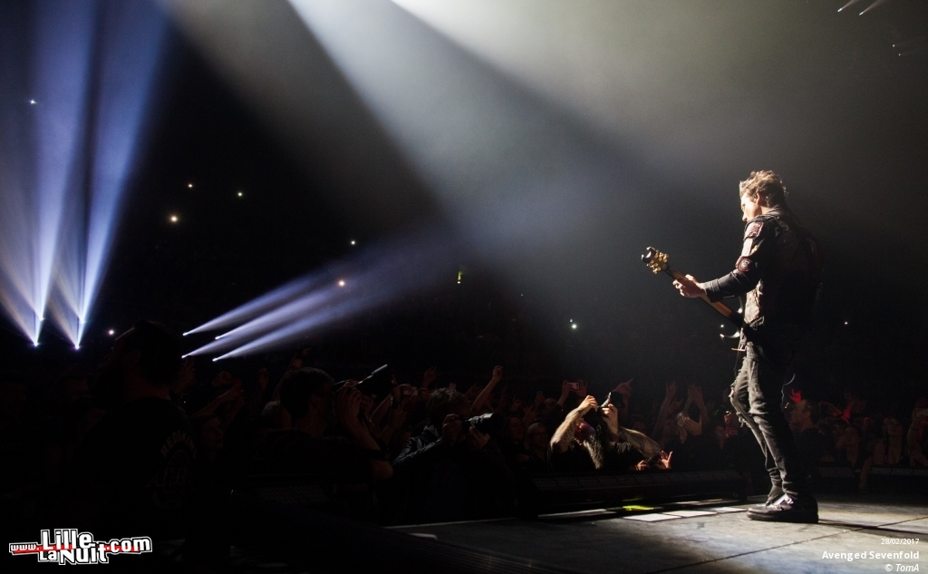 Avenged Sevenfold + Disturbed + Chevelle au Zénith de Lille en live - photo n°12
