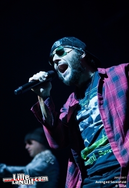 Avenged Sevenfold + Disturbed + Chevelle au Zénith de Lille en live - photo n°24