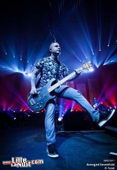 Avenged Sevenfold + Disturbed + Chevelle au Zénith de Lille en live - photo n°21
