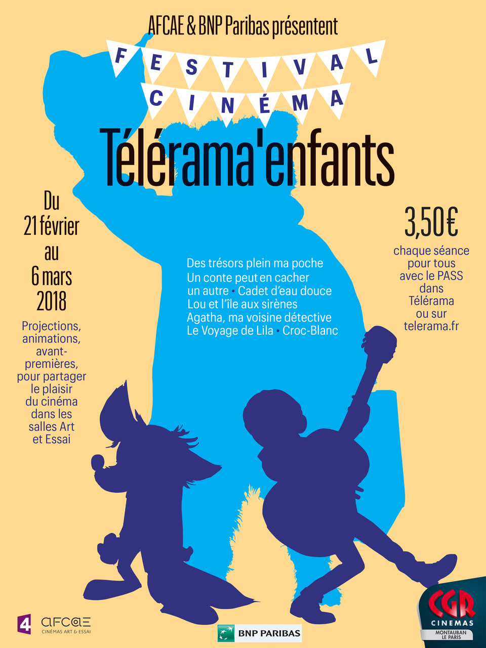 Les enfants aussi ont leur festival de cinéma avec Télérama