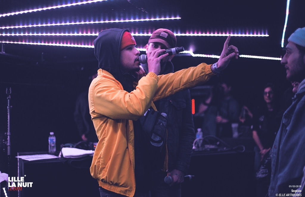 Sopico + Feini-X crew à la Cave aux Poètes en live - photo n°3