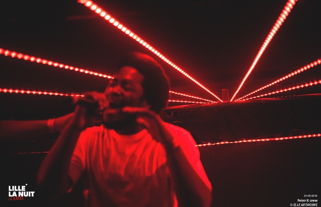 Sopico + Feini-X crew à la Cave aux Poètes en live - photo n°2