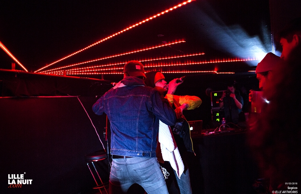 Sopico + Feini-X crew à la Cave aux Poètes en live - photo n°1