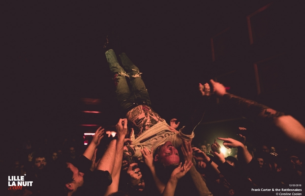 Frank Carter & The Rattlesnakes + Birth Of Joy + Demob Happy au Splendid en live - photo n°3