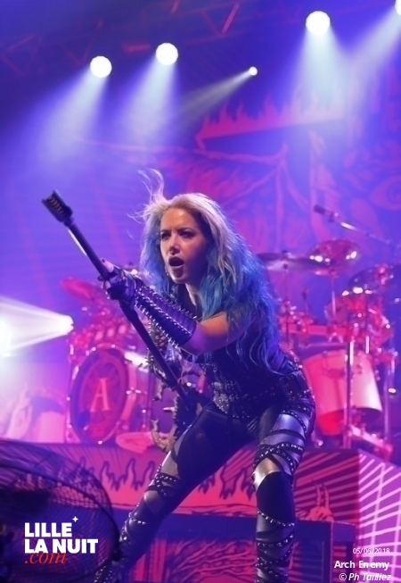 Arch Enemy + The Charm the Fury à l&rsquo;Aéronef en live - photo n°14