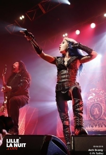 Arch Enemy + The Charm the Fury à l&rsquo;Aéronef en live - photo n°3