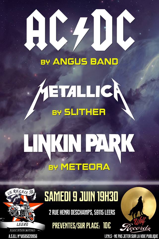 Concert Tribute à AC/DC, Metallica, Linkin Park - Concerts ...