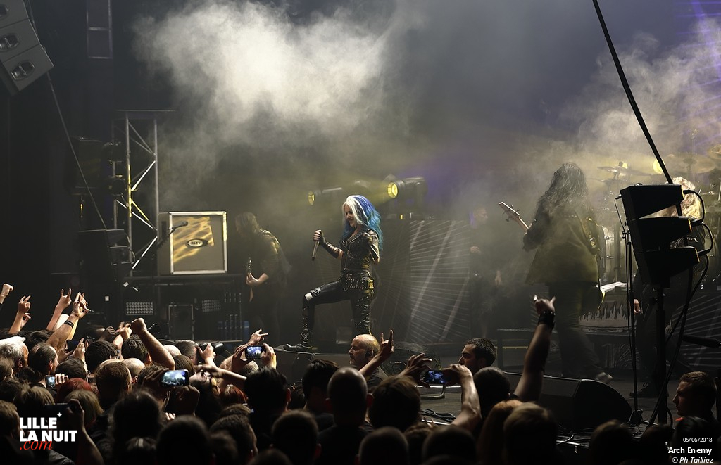 Arch Enemy + The Charm the Fury à l&rsquo;Aéronef en live - photo n°6