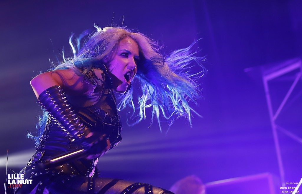 Arch Enemy + The Charm the Fury à l&rsquo;Aéronef en live - photo n°11