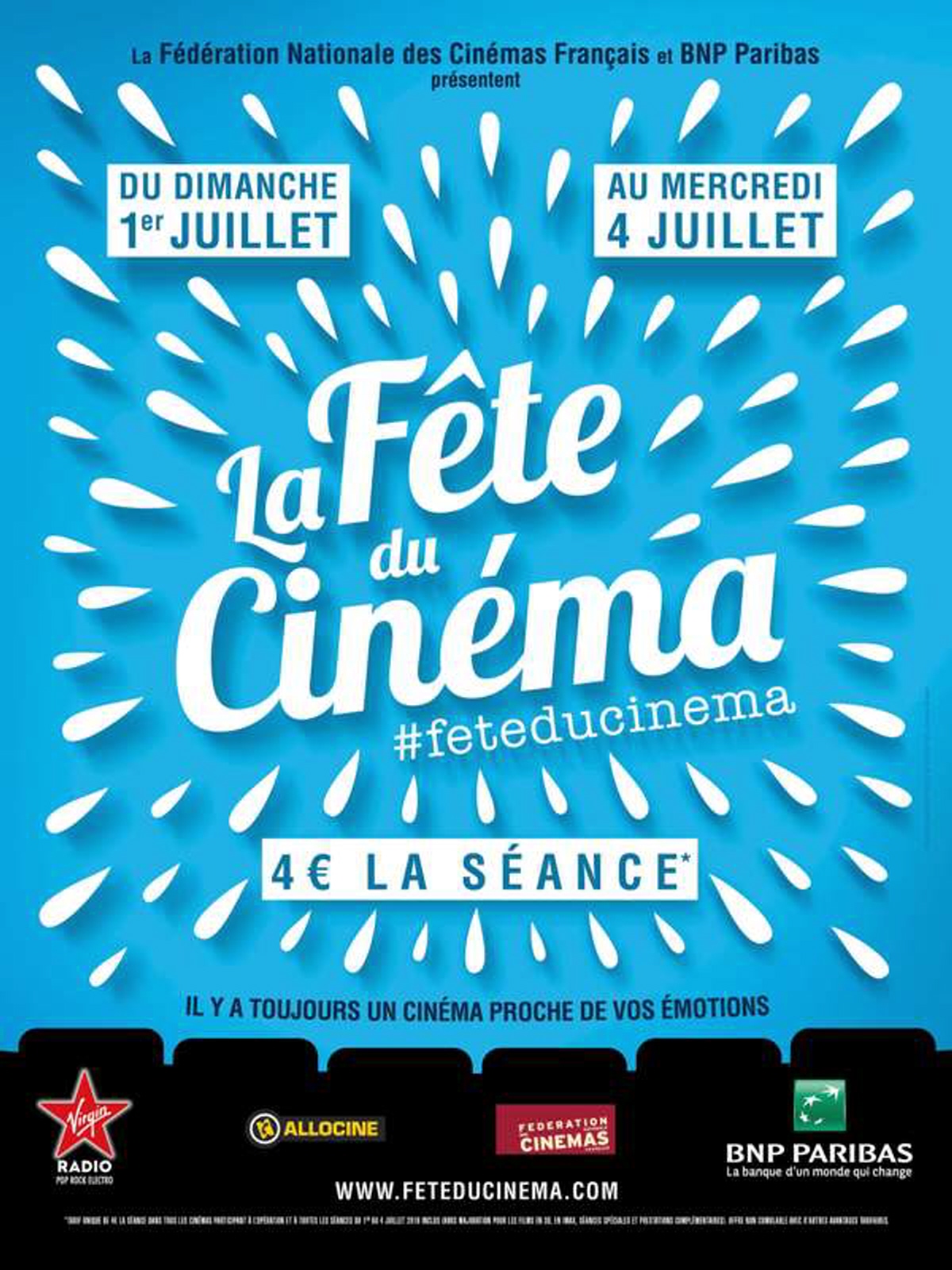 Vivez le 7e art comme il se doit avec la Fête du Cinéma