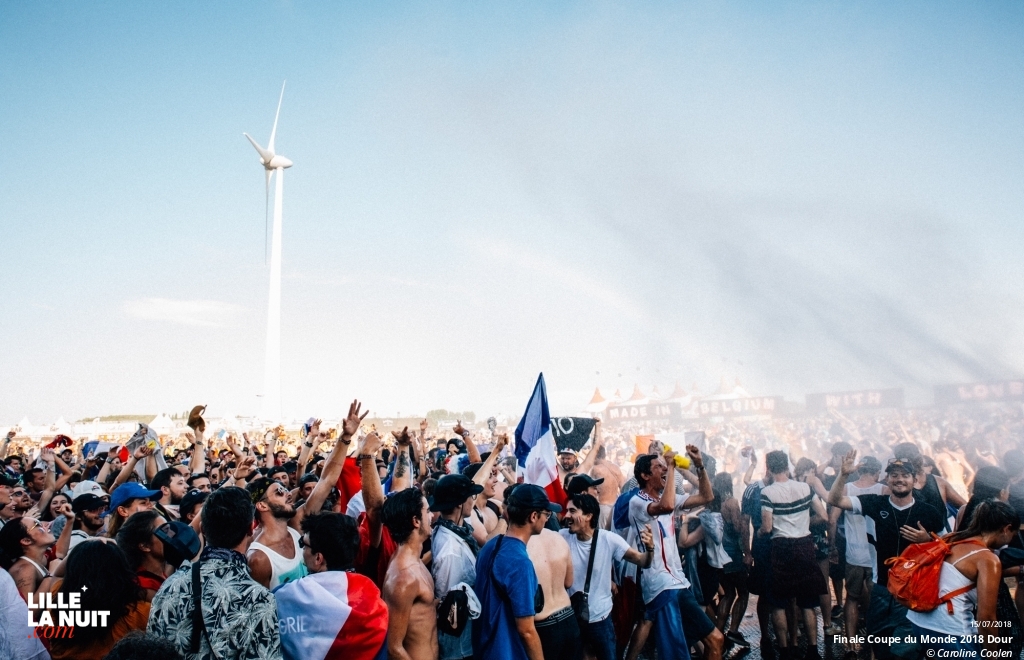 La finale de la Coupe du Monde France – Croatie au festival de Dour en live - photo n°14