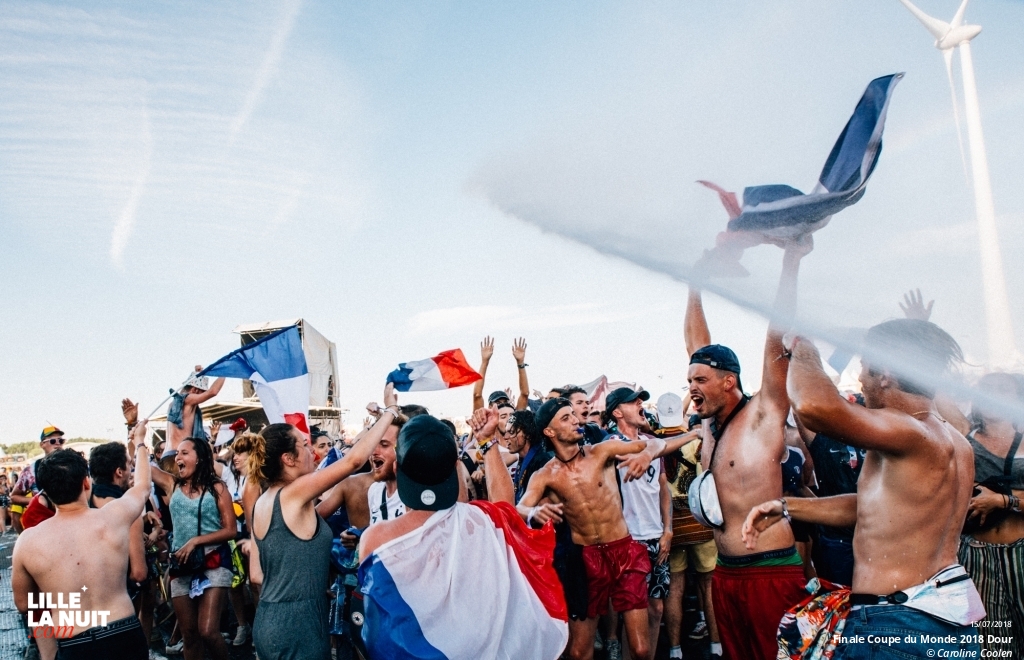 La finale de la Coupe du Monde France – Croatie au festival de Dour en live - photo n°23