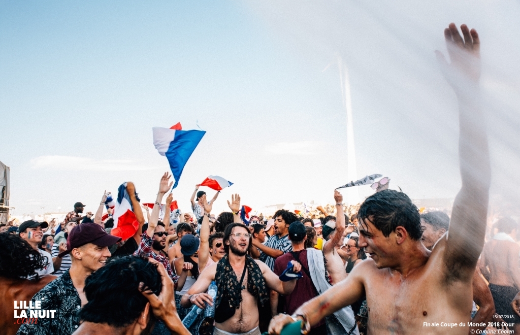La finale de la Coupe du Monde France – Croatie au festival de Dour en live - photo n°9