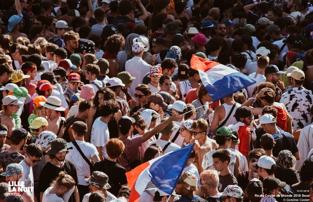 La finale de la Coupe du Monde France – Croatie au festival de Dour en live - photo n°3