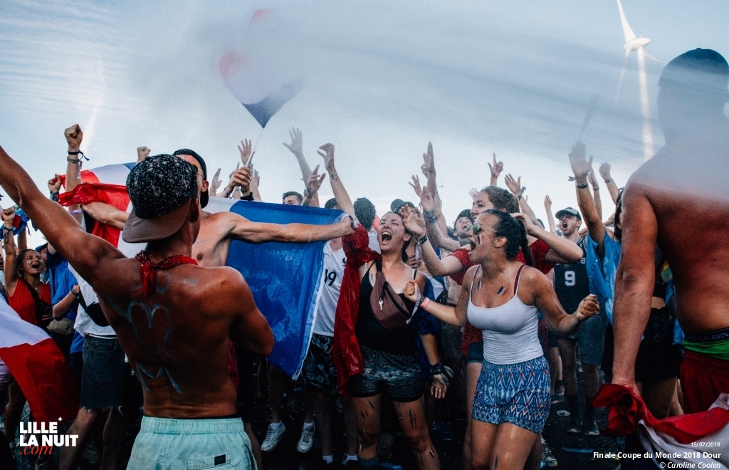 La finale de la Coupe du Monde France – Croatie au festival de Dour en live - photo n°21