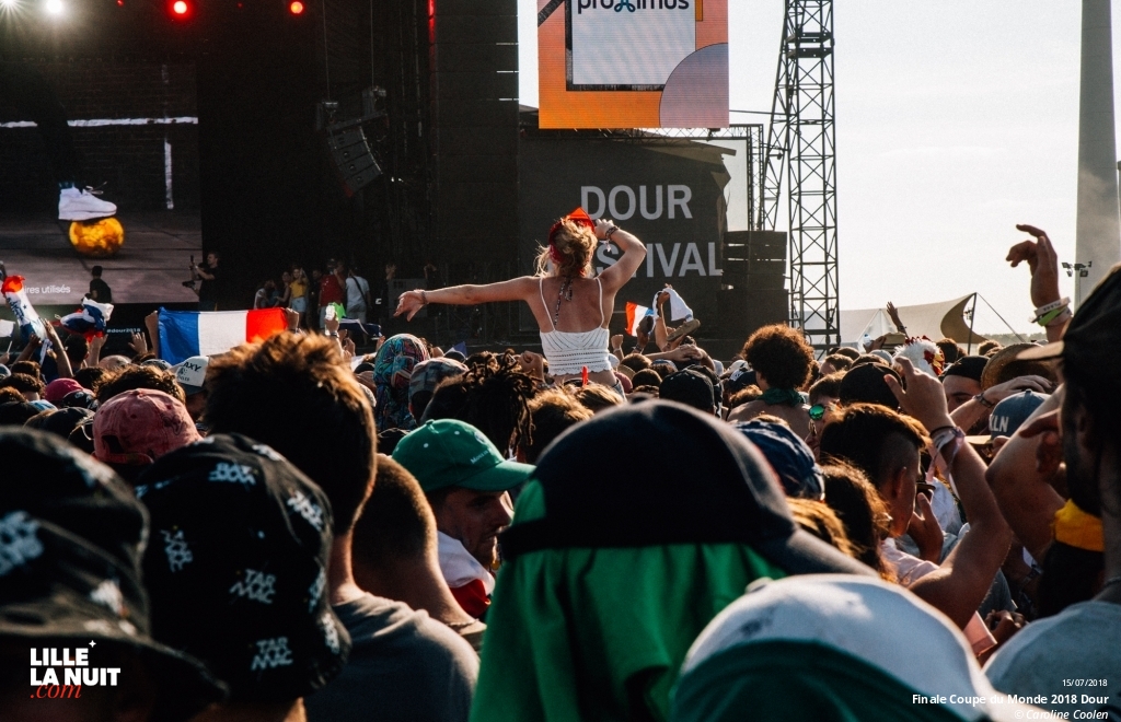 La finale de la Coupe du Monde France – Croatie au festival de Dour en live - photo n°7