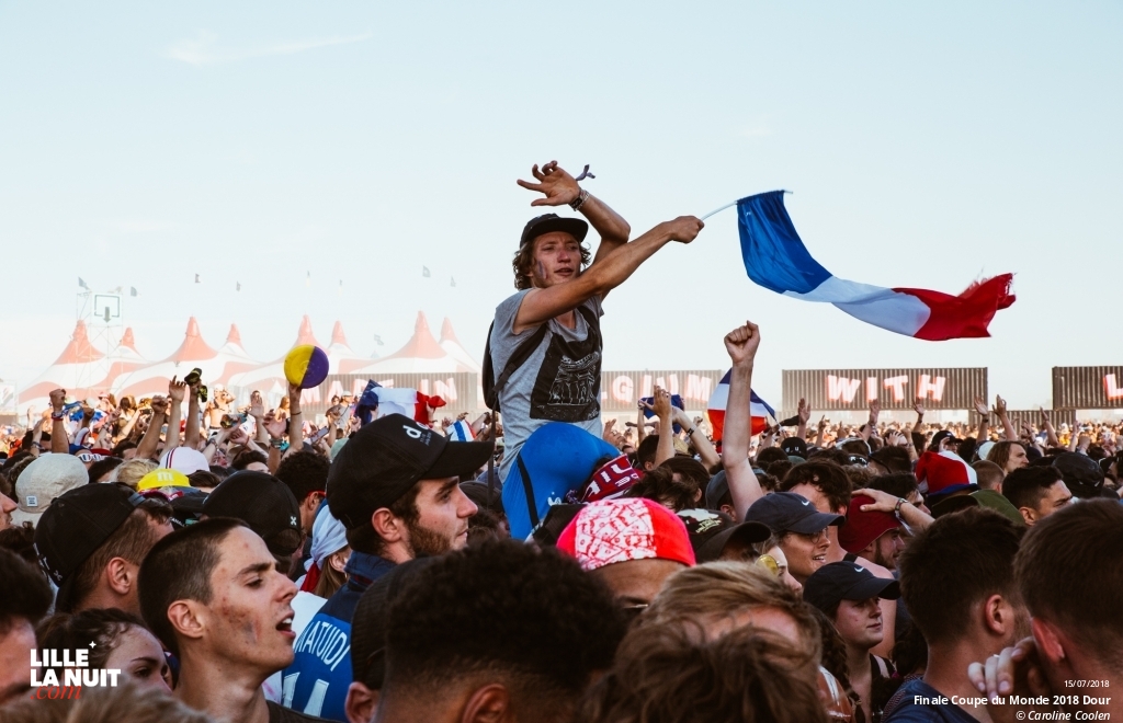 La finale de la Coupe du Monde France – Croatie au festival de Dour en live - photo n°8