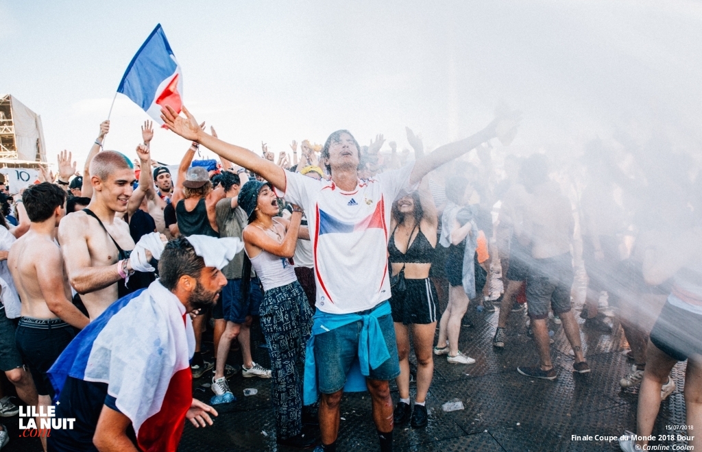 La finale de la Coupe du Monde France – Croatie au festival de Dour en live - photo n°11