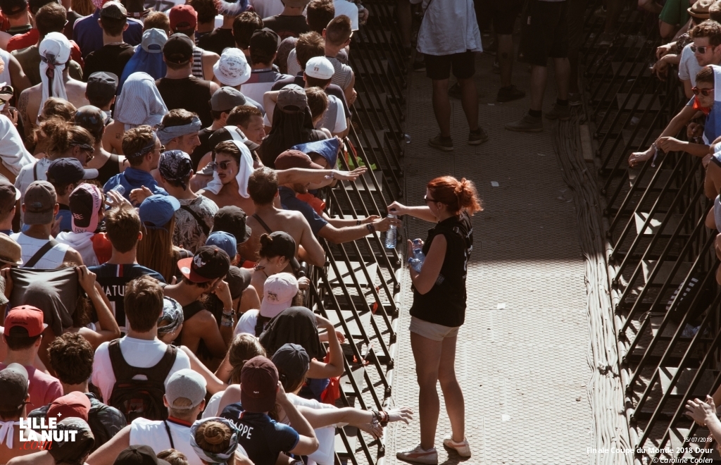 La finale de la Coupe du Monde France – Croatie au festival de Dour en live - photo n°2