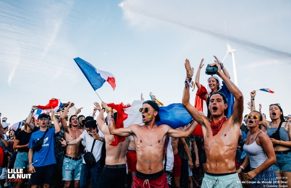 La finale de la Coupe du Monde France – Croatie au festival de Dour en live - photo n°20