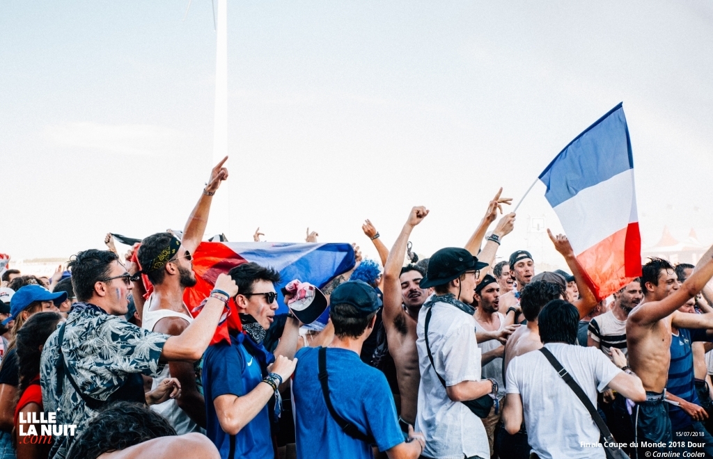 La finale de la Coupe du Monde France – Croatie au festival de Dour en live - photo n°12