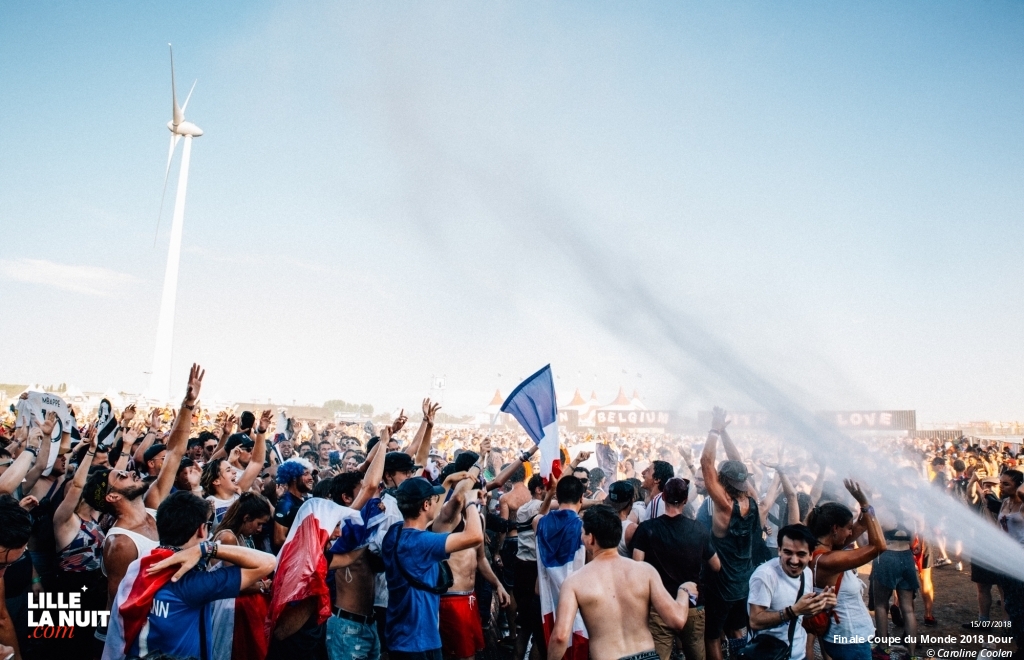 La finale de la Coupe du Monde France – Croatie au festival de Dour en live - photo n°13
