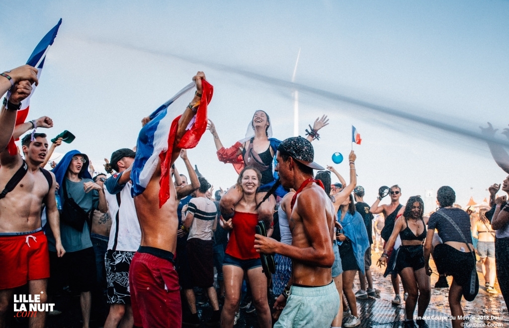 La finale de la Coupe du Monde France – Croatie au festival de Dour en live - photo n°17