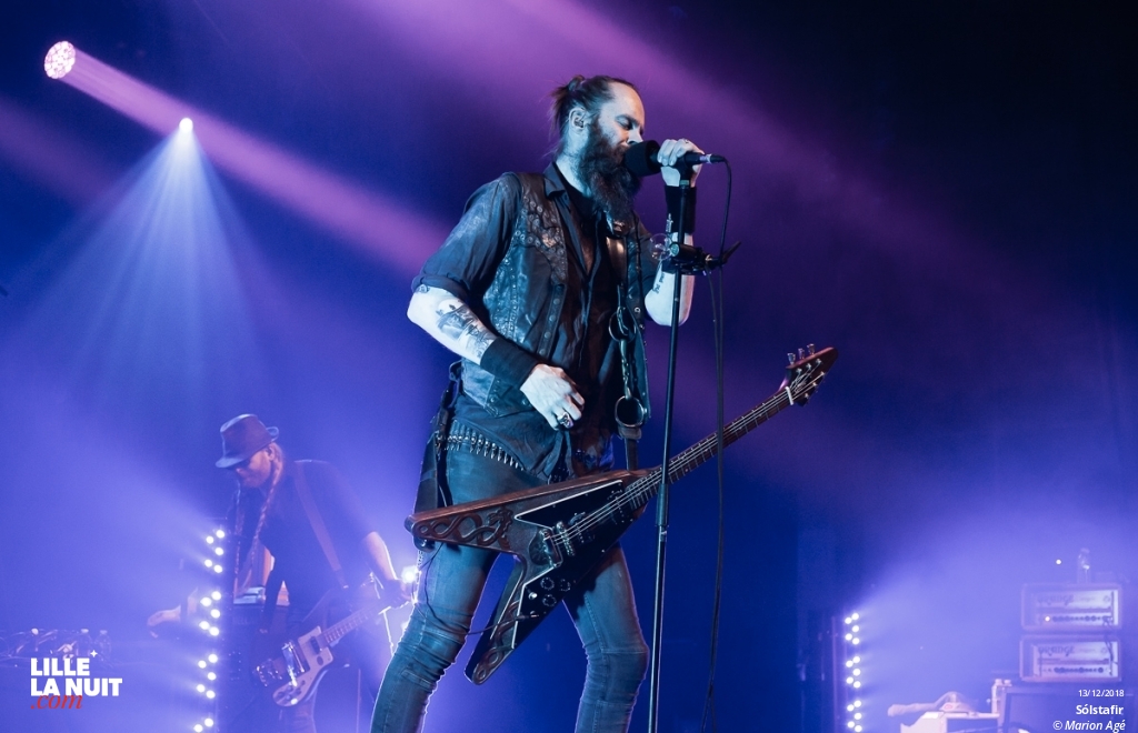 Sólstafir + Kontinuum + Louise Lemón à l’Aéronef en live - photo n°9