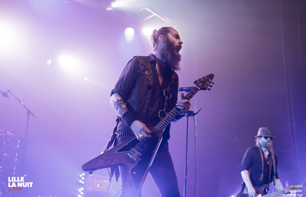 Sólstafir + Kontinuum + Louise Lemón à l’Aéronef en live - photo n°14
